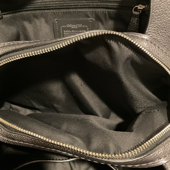 Coach Pewter Leather Women's Bag - Picture 10 of 16